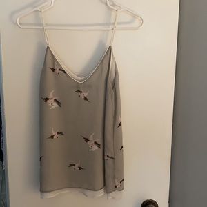 Zara Delicate Blouse. Size Small, Color Grey.